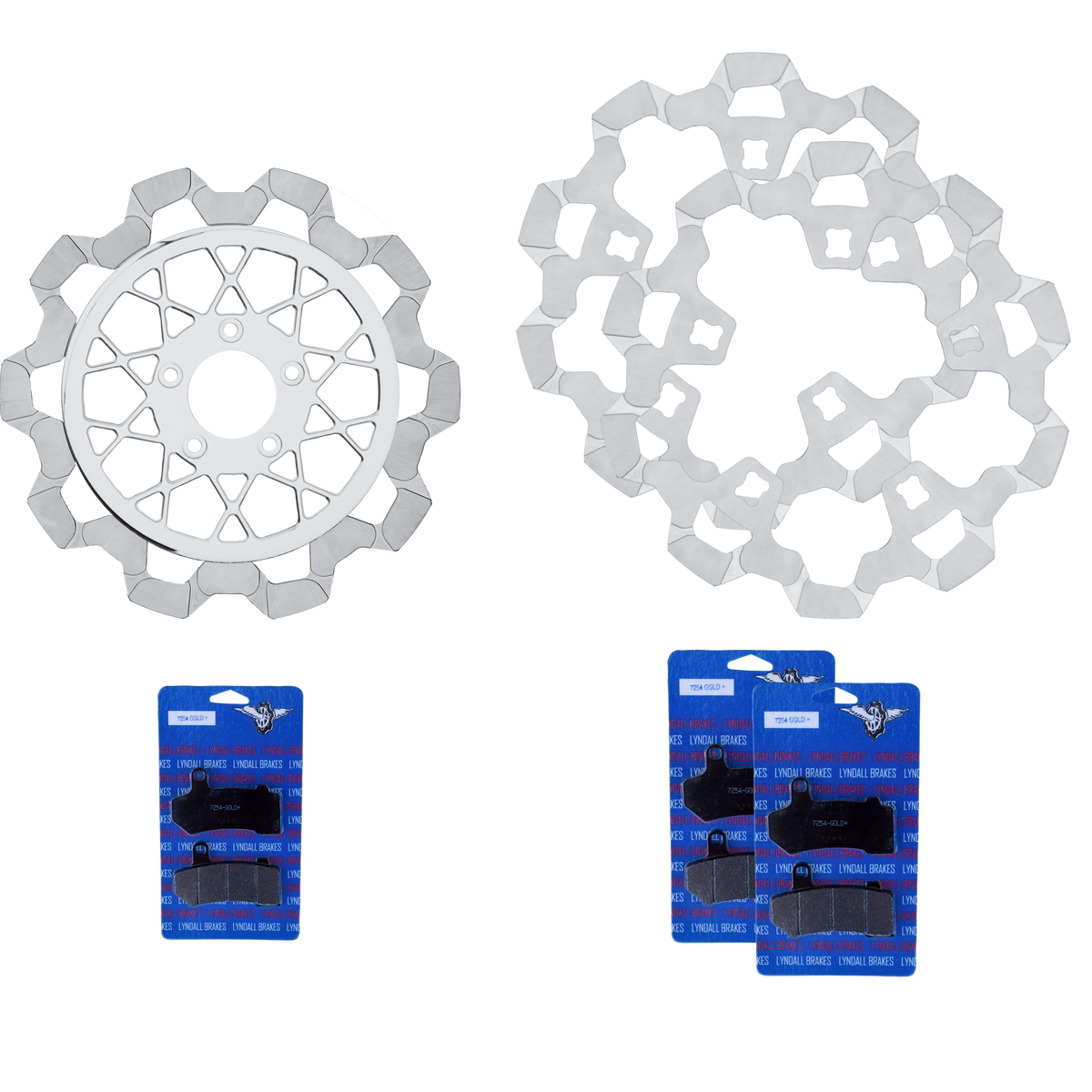 14'-23' Touring Front and Rear Rotor Kit