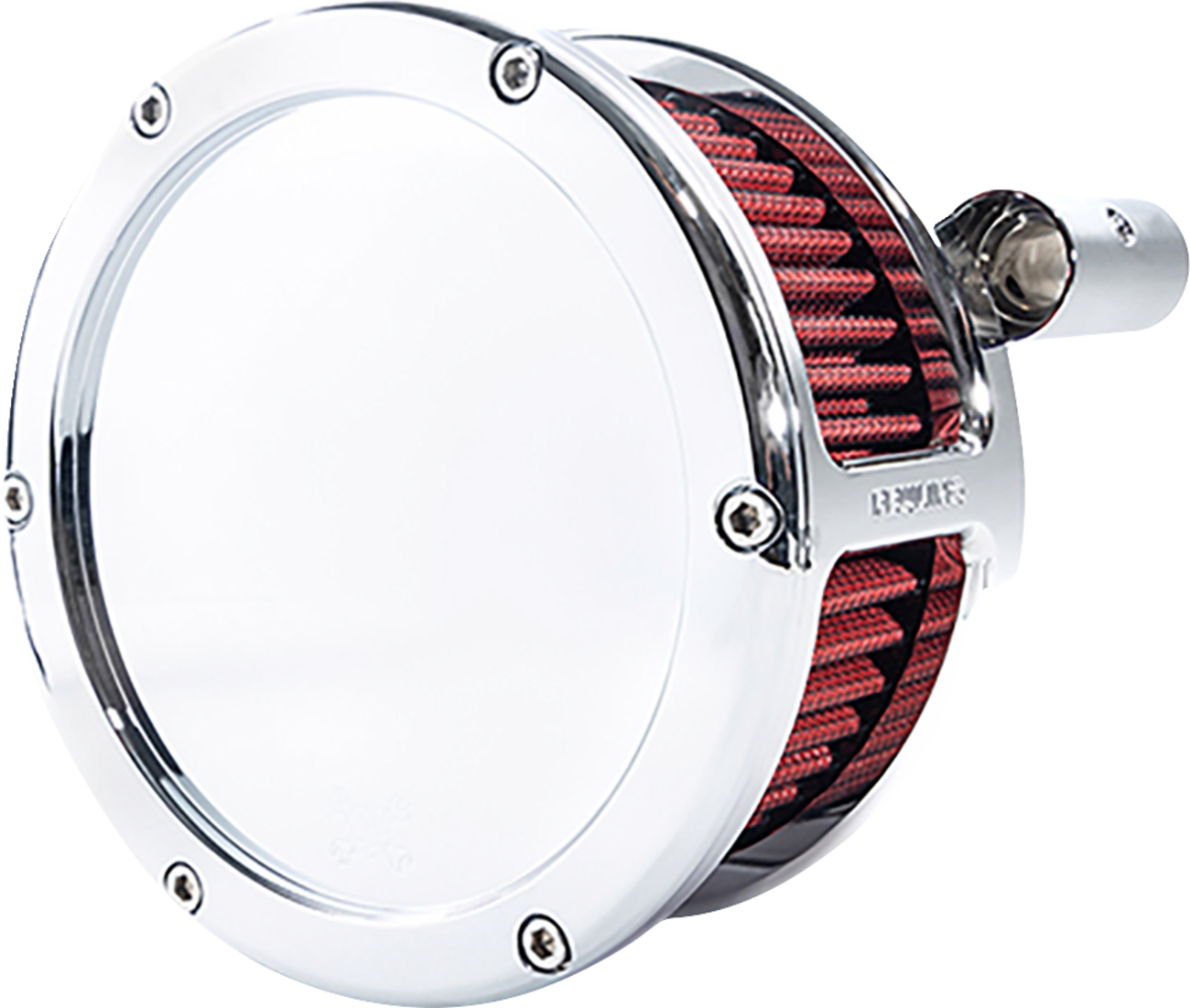 FEULING PARTS BA Air Cleaner Kit - Chrome with Red Filter - '08-'17 Dyna/Softail/Touring 5457