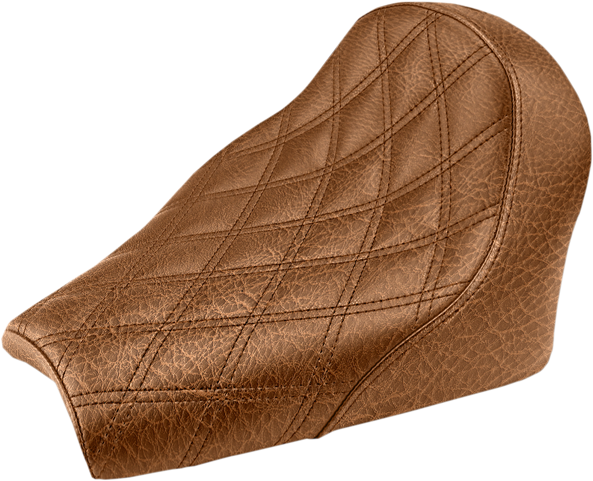 SADDLEMEN Seat - Renegade Solo - Lattice Stitched - Brown I18-33-002BLS