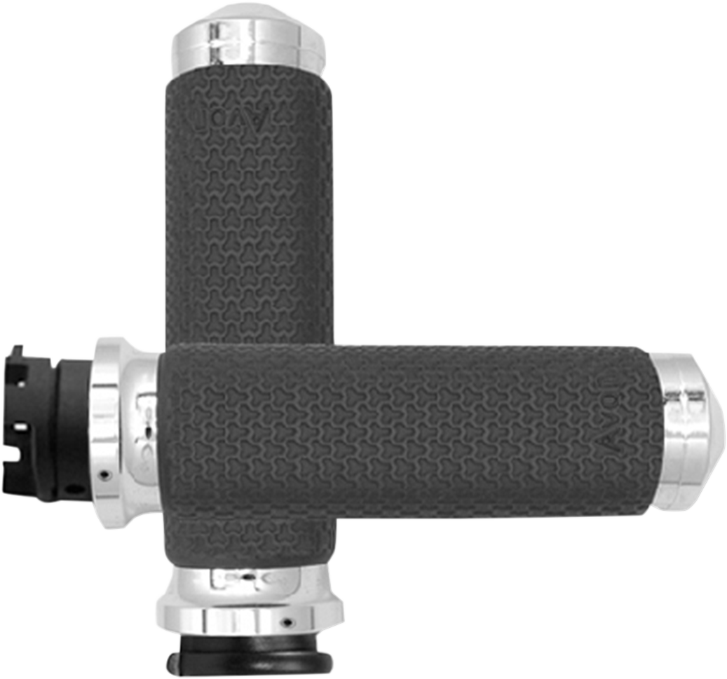 AVON GRIPS Memory Foam Grips - Medium - Scout - Chrome IN-S-MF-63A-CH