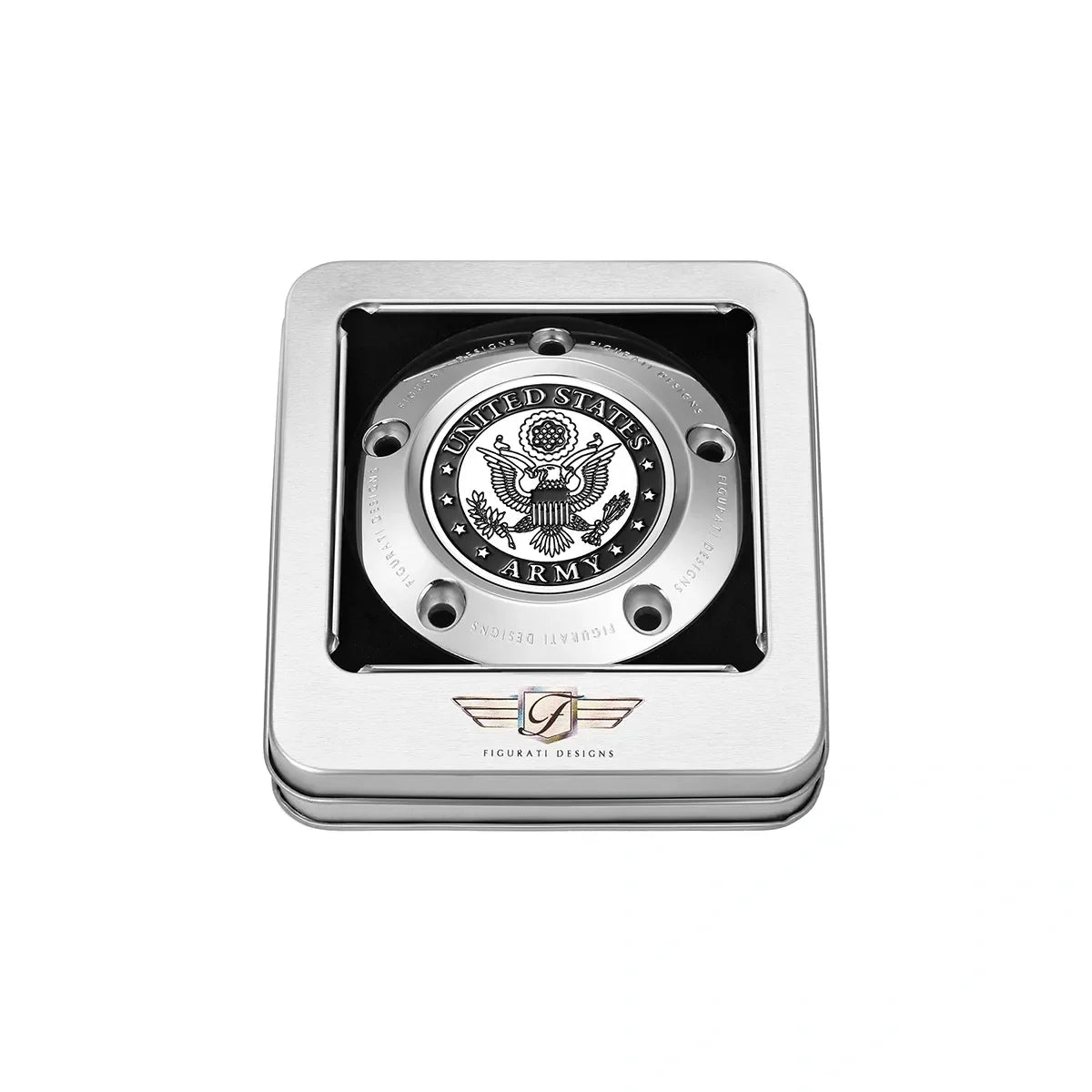 Harley-Davidson Stainless-Steel Officially Licensed US Army Twin Cam Timing Cover
