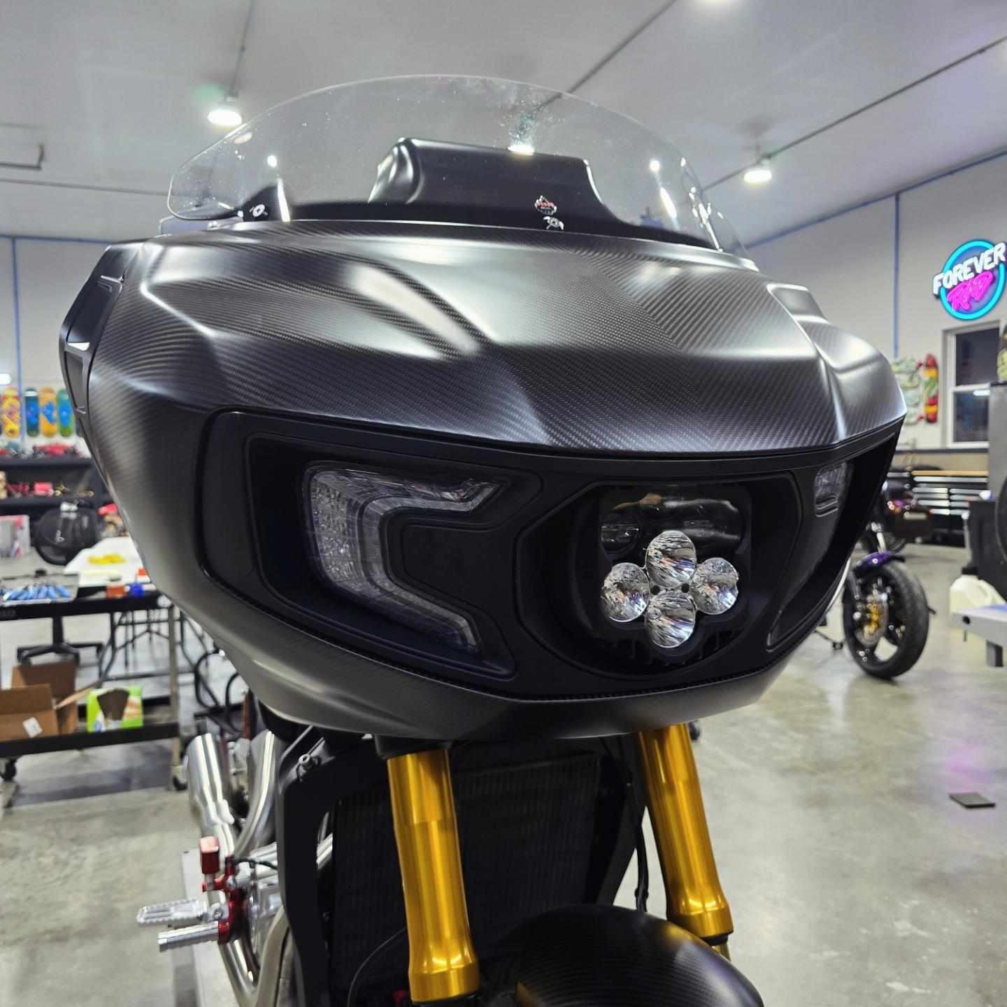 Forever Rad Custom Dynamics Shark Demon Headlight for Indian Challenger - Forever Rad-Forever Rad
