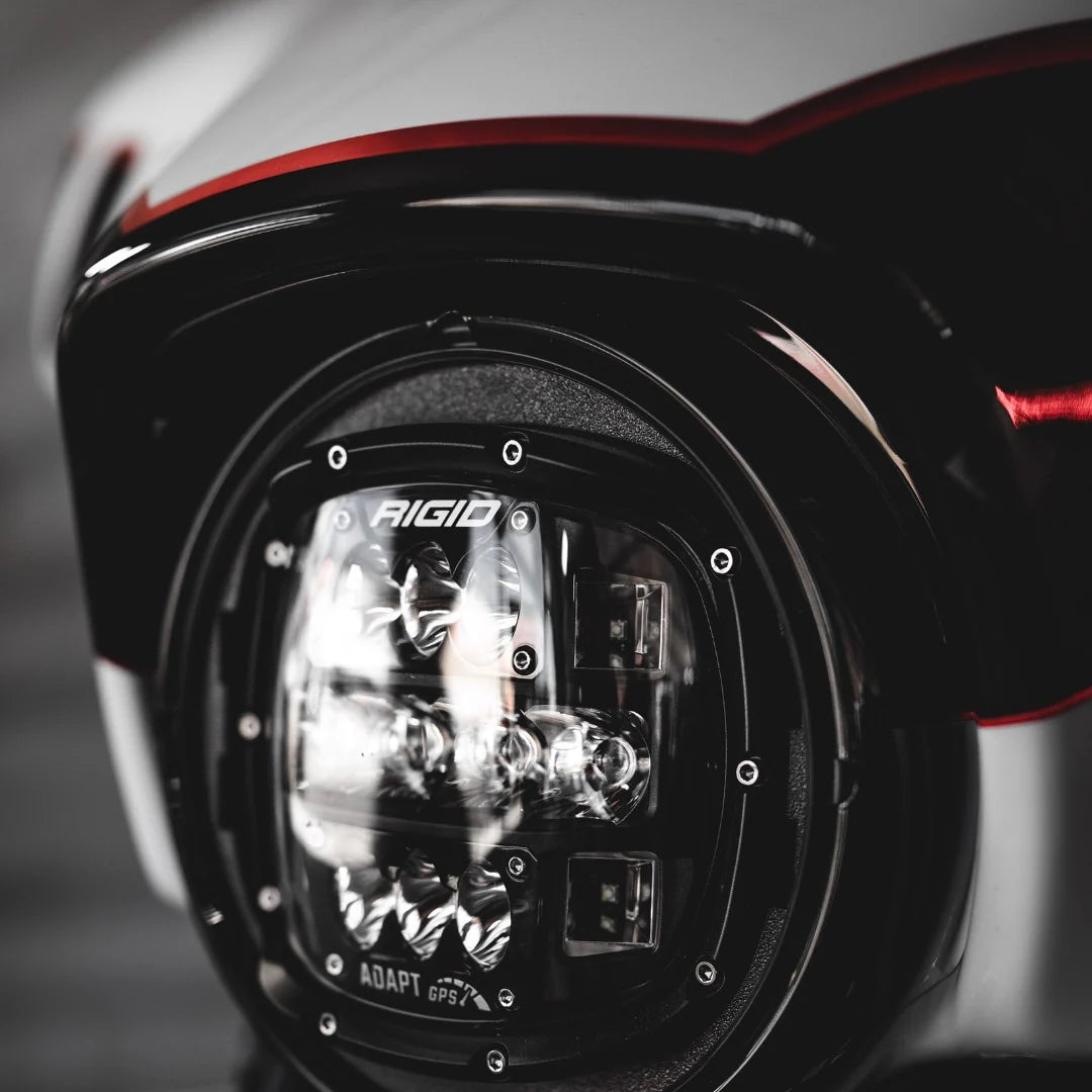 STREET GLIDE RIGID INDUSTRIES ADAPT XP MOUNTING BRACKET AND WIRING HARNESS