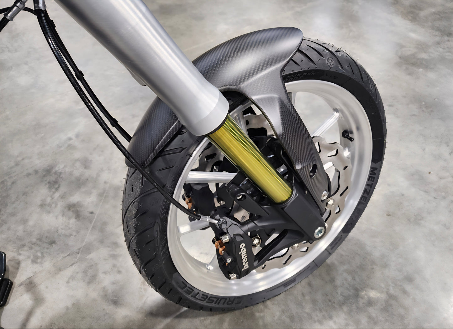Forever Rad FTR Front Fender conversion for inverted Indian Challenger/Pursuit/Sport Chief - Forever Rad-Forever Rad