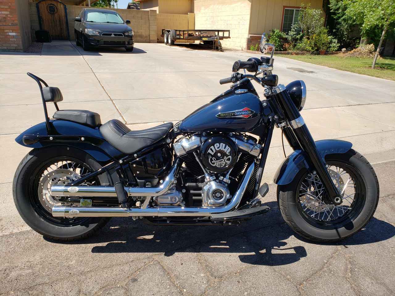 Softail Classic Sissy Bar 7" fender ('18+ )
