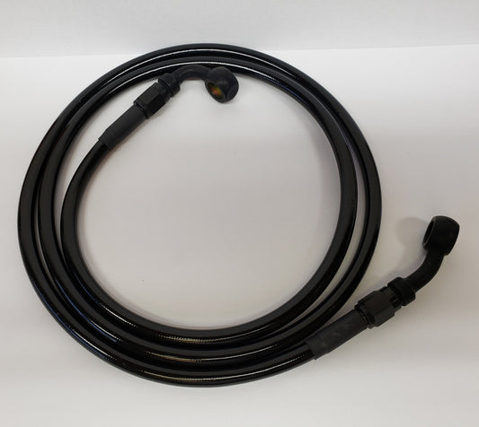 Indian Scout/Bobber/Rogue Extended Steel Braided Brake Line - Black (NON- ABS)