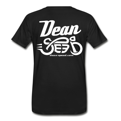 Dean Speed Logo - Men's T-Shirt - Black