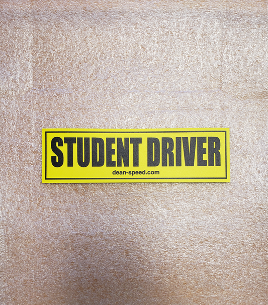 Dean Speed Student Driver Vehicle Magnet