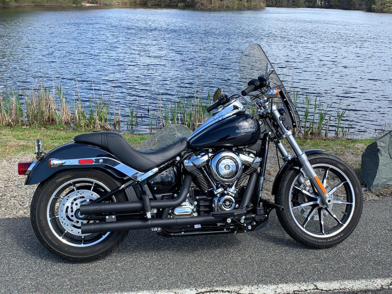Harley Softail Rampage  Mufflers black '18+