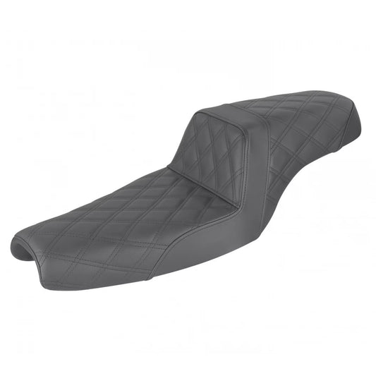 Customizable 2004-2022 XL Sportster Step-Up™ Seat - Black (Forty-Eight and 3.3G Tank)