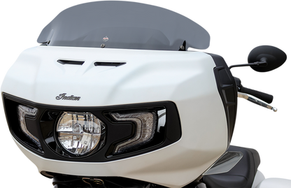 KLOCK WERKS Flare™ Windshield - 8" - Dark Smoke - Indian KWW-04-0580