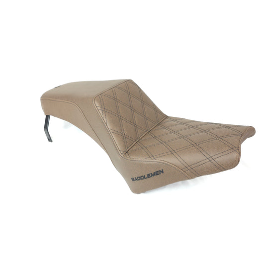 Scout Step-Up Seat - Brown with Black Stitching