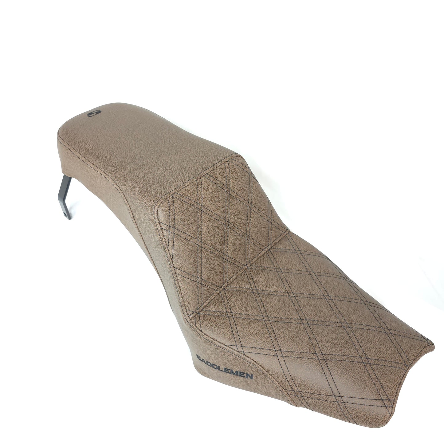 Scout Step-Up Seat - Brown with Black Stitching