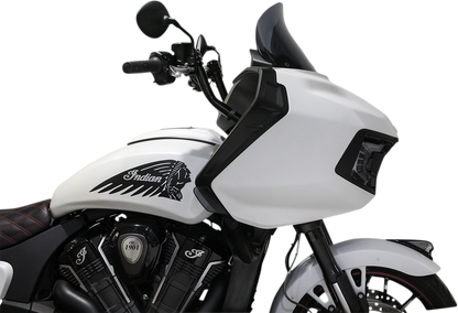 KLOCK WERKS Flare™ Windshield - Dark Smoke - 11" - Indian KWW-04-0584-DS