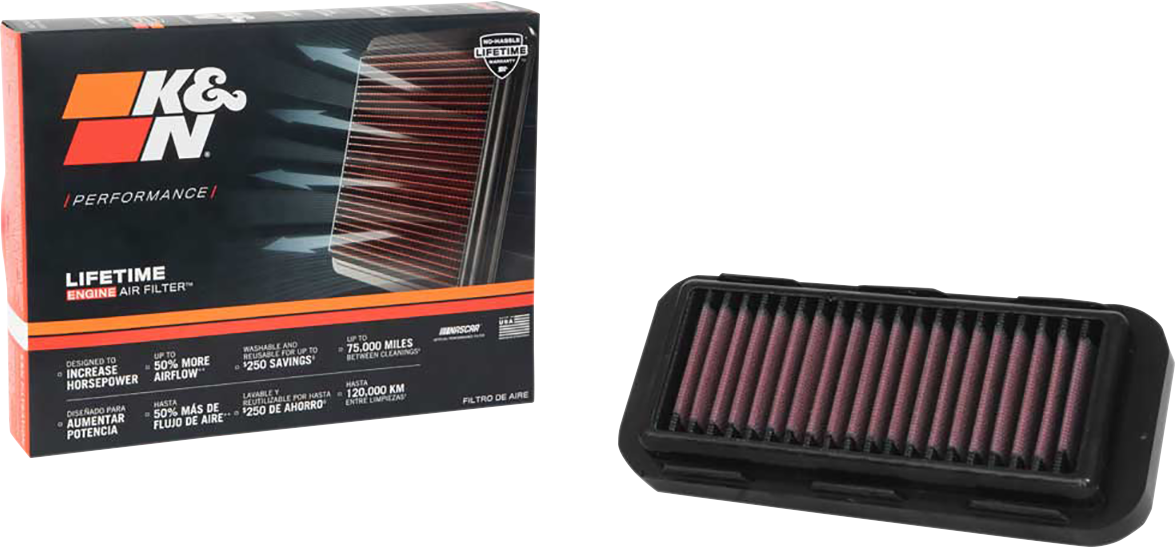 K & N High-Flow Air Filter - Indian PL-1720