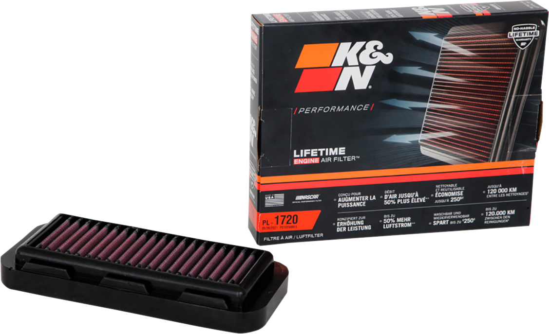 K & N High-Flow Air Filter - Indian PL-1720