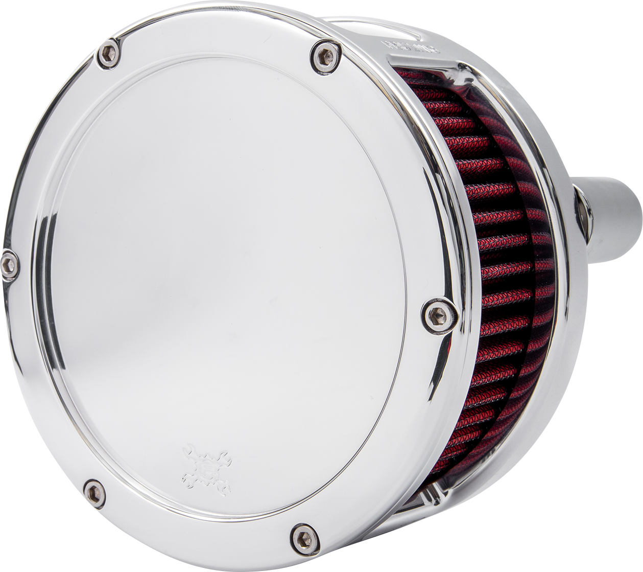 FEULING PARTS BA Series Air Cleaner Kit - Chrome - Red Filter 5437