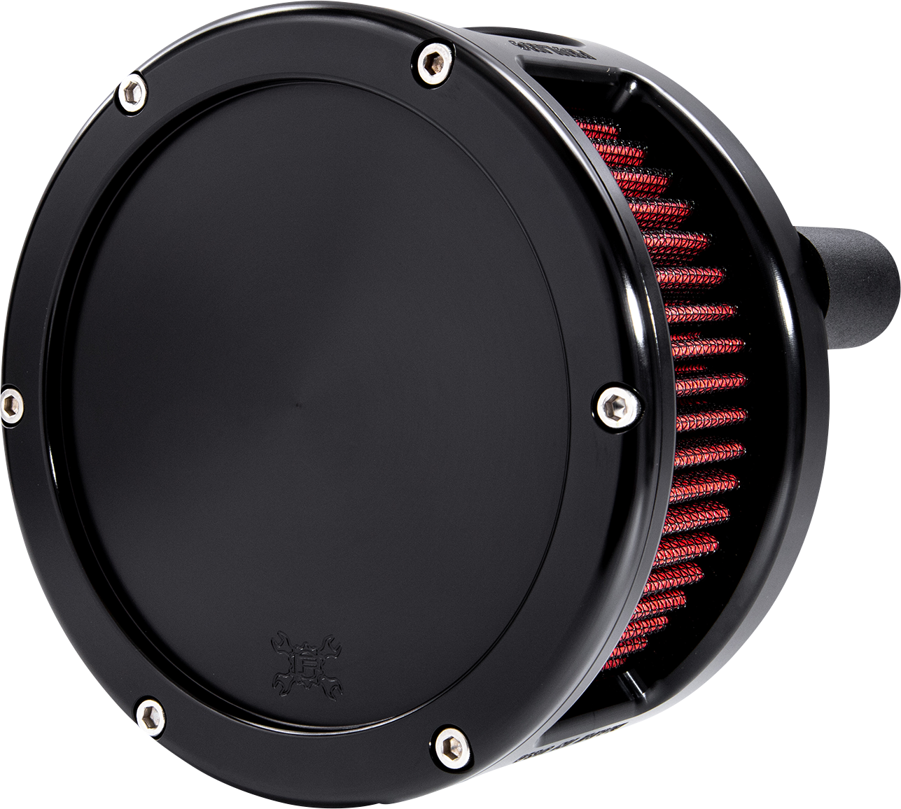 FEULING PARTS BA Series Air Cleaner Kit - Black Anodized - Red Filter 5433