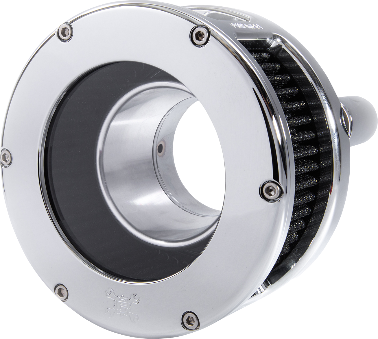 FEULING PARTS BA Series Air Cleaner Kit - Chrome - Black Filter 5538