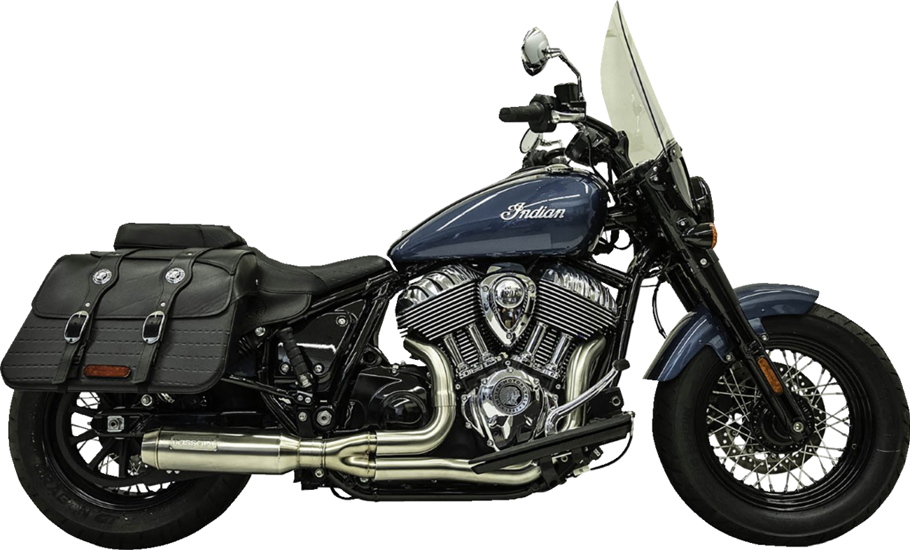 BASSANI XHAUST 2-into-1 Exhaust System - Stainless Steel 8H12SS