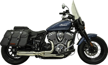 BASSANI XHAUST 2-into-1 Exhaust System - Stainless Steel 8H12SS