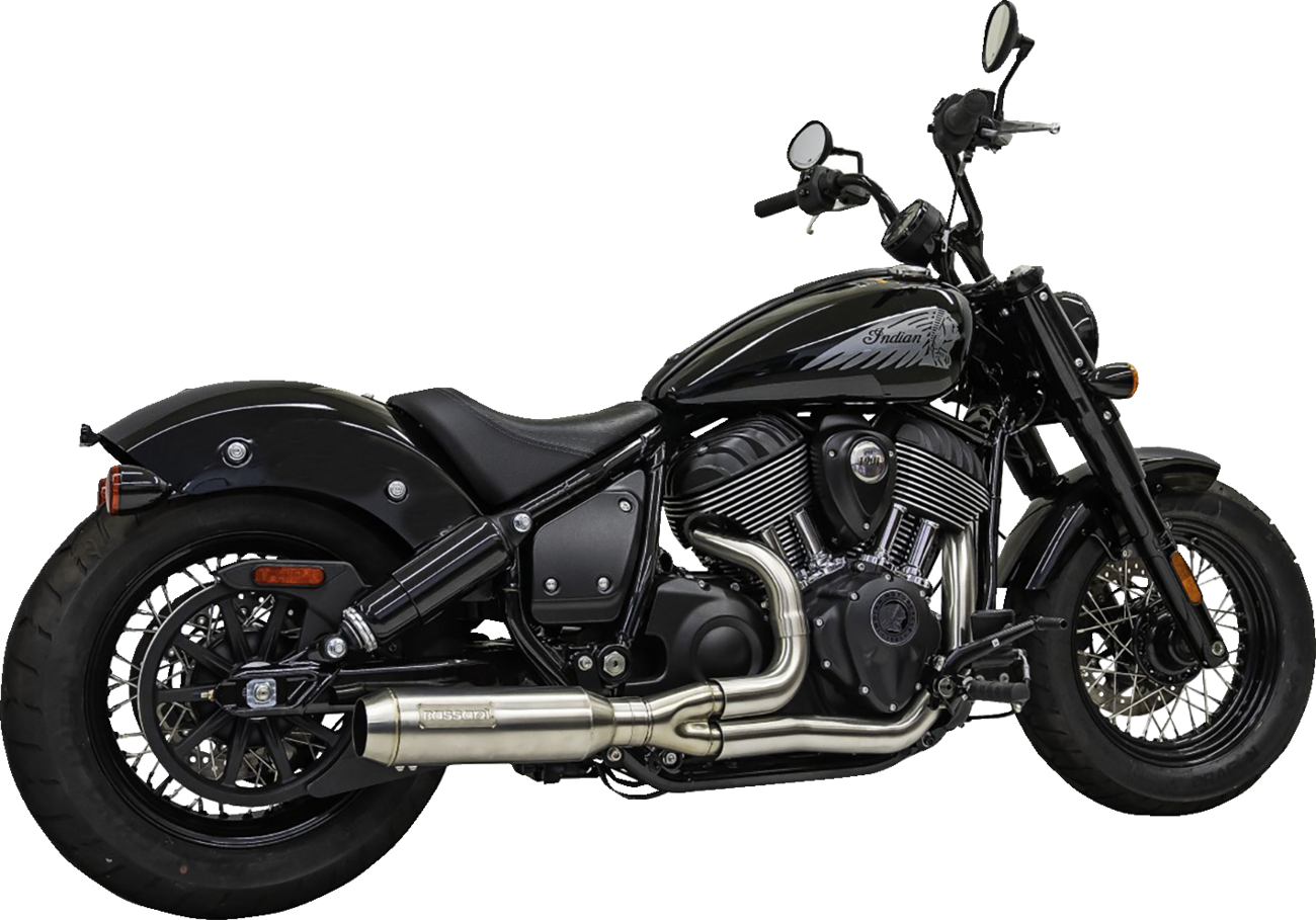 BASSANI XHAUST 2-into-1 Exhaust System - Stainless Steel 8H12SS