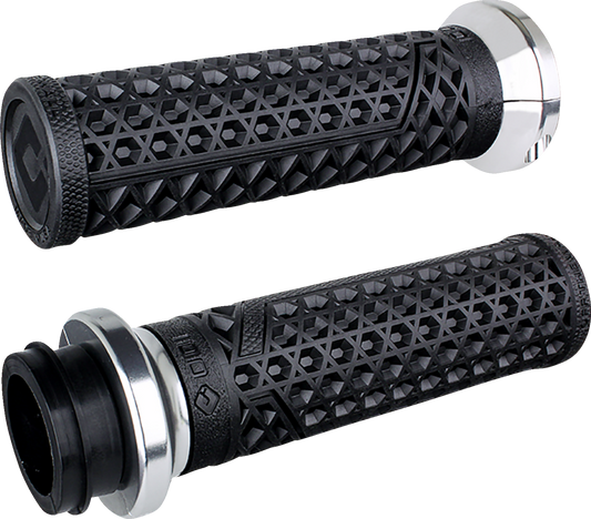 ODI Vans Indian Grips - Black/Silver V31VITWB-S