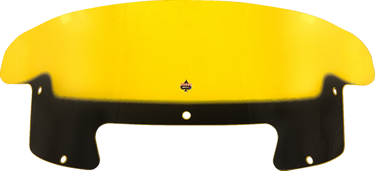 KLOCK WERKS Kolor Flare™ Windshield - 8" - Yellow - Indian KWW-04-0629