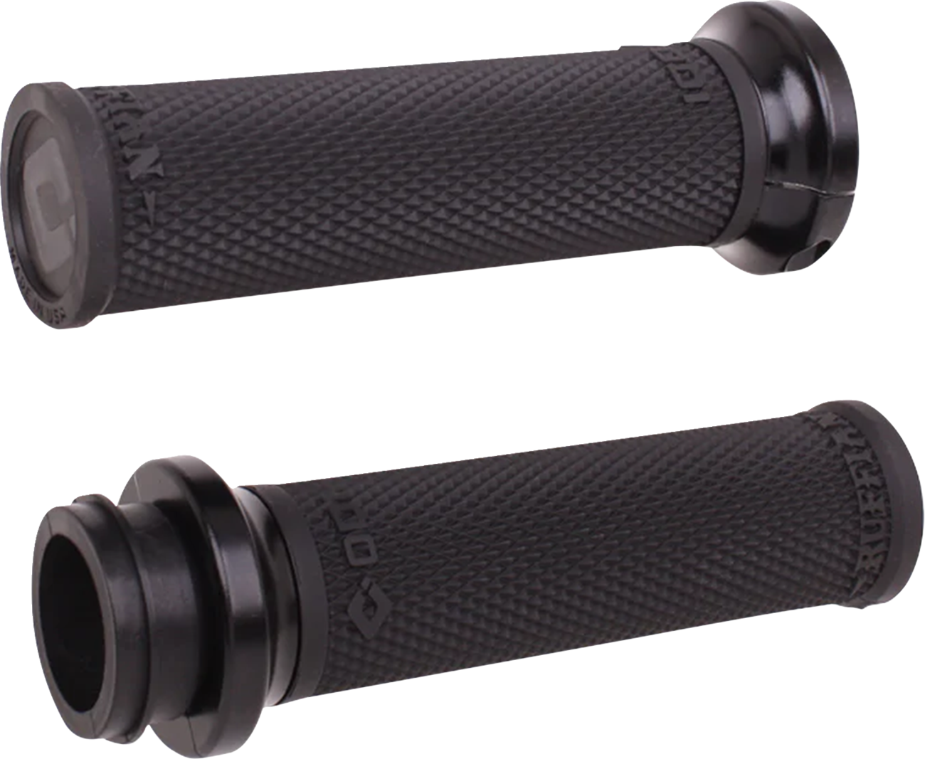 ODI Ruffian Lock-On Street Grips - Indian TBW - Black/Black V30ITWB-B