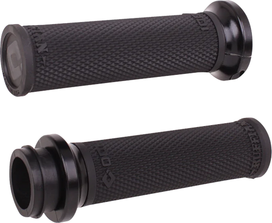 ODI Ruffian Lock-On Street Grips - Indian TBW - Black/Black V30ITWB-B