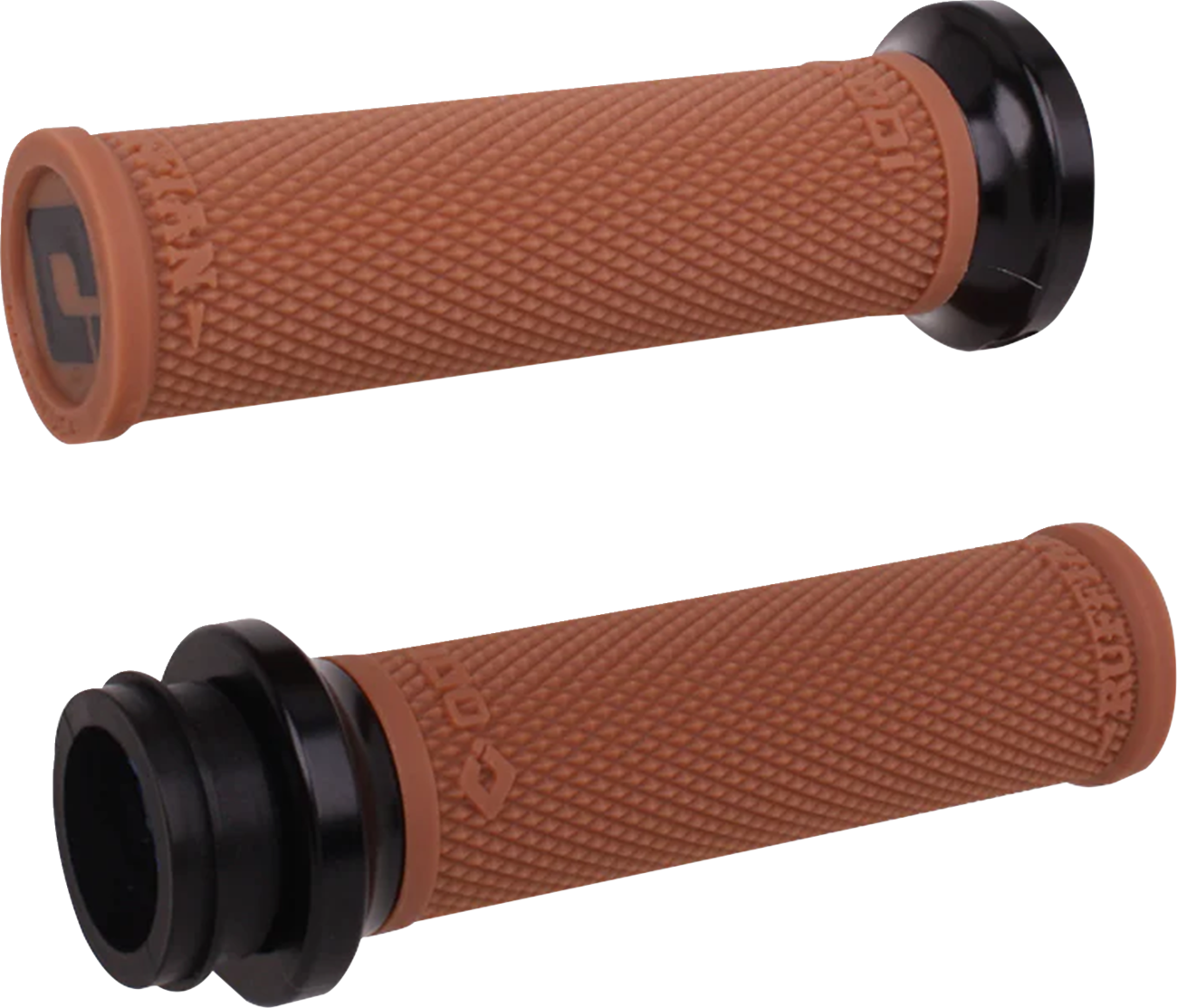 ODI Ruffian Lock-On Street Grips - Indian TBW - Gum/Black V30ITWGR-B