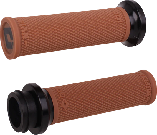 ODI Ruffian Lock-On Street Grips - Indian TBW - Gum/Black V30ITWGR-B
