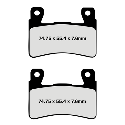 Brake pad for 2015-2019 Softail Breakout, Fat Boy, Heritage, Deluxe, Slim, Street Bob, Low Rider. Fits various models including 114 versions