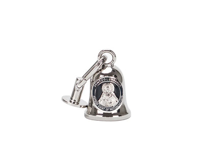 Guardian Bell with Hardware - Patron Saint of Motorcyclist - Stainless-Steel