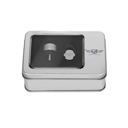 Stainless-Steel Figurati Designs Logo Seat Screw