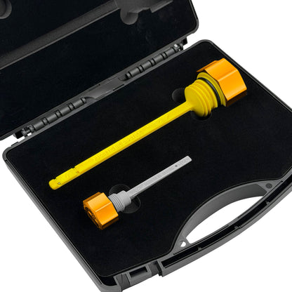 Performance Magnetic Dipstick Kit for Harley-Davidson Touring M8 - Curved Gold