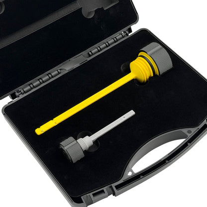 Performance Magnetic Dipstick Kit for Harley-Davidson Touring M8 - Knurled Black