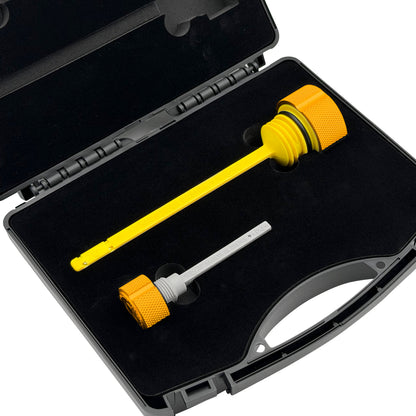 Performance Magnetic Dipstick Kit for Harley-Davidson Touring M8 - Knurled Gold