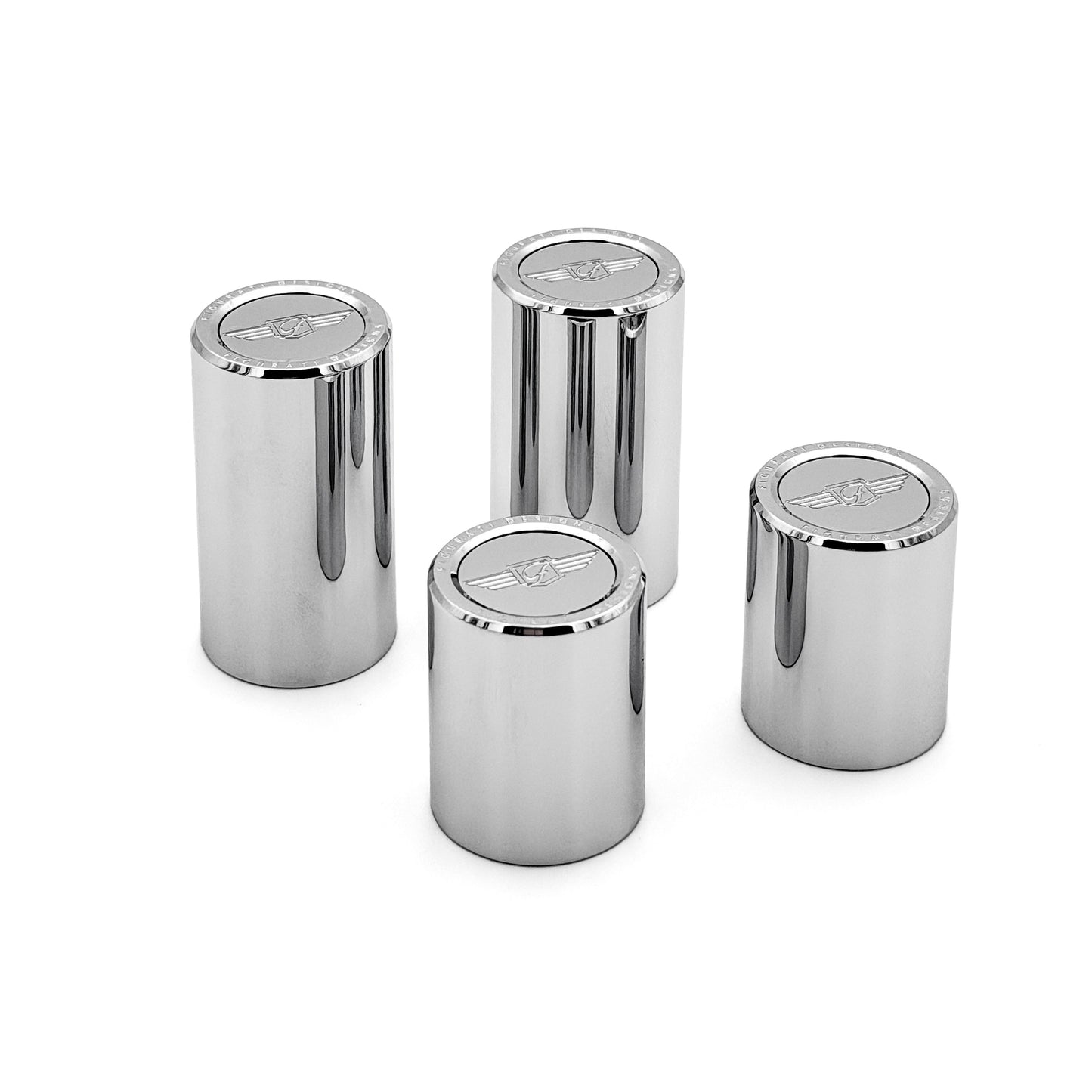 Figurati Designs Docking Cover Set for Harley-Davidson - Stainless-Steel