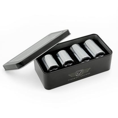 Figurati Designs Docking Cover Set for Harley-Davidson - Stainless-Steel