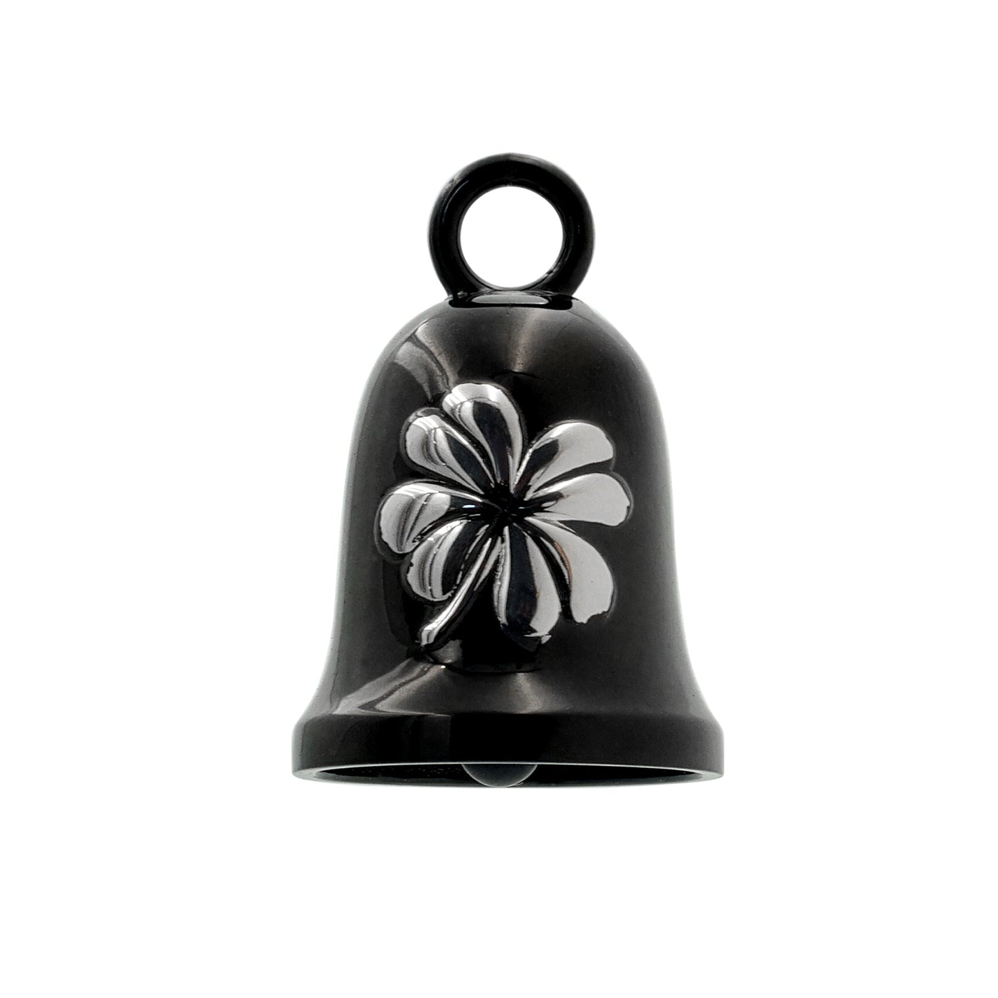 Guardian Bell with Hardware - Patron Saint of Motorcyclist - Black