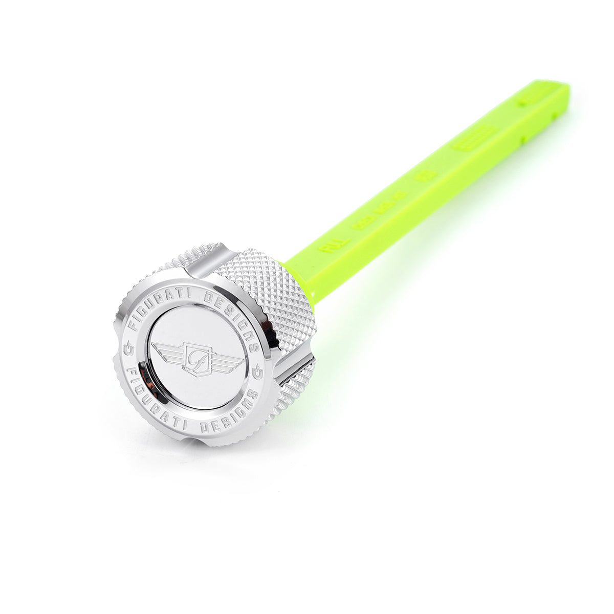 Signature Magnetic Dipstick for Indian ThunderStroke (2014-2018) - Knurled Silver