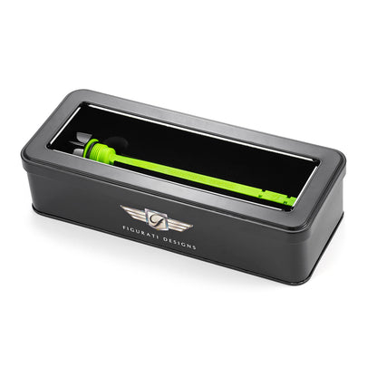 Signature Magnetic Dipstick for Indian ThunderStroke (2014-2018) - Curved Black