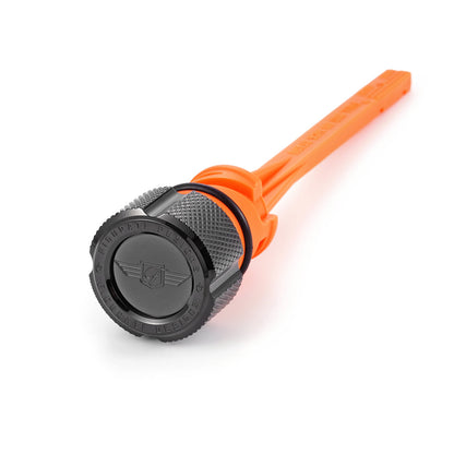 Signature Magnetic Dipstick for Harley-Davidson M8 Softail - Knurled Black