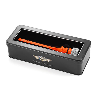 Custom Signature Magnetic Dipstick for Harley-Davidson M8 Softail - Knurled Silver - Full Color