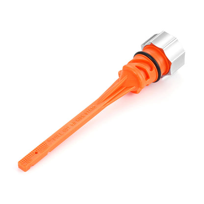 Signature Magnetic Dipstick for Harley-Davidson M8 Softail - Curved Silver
