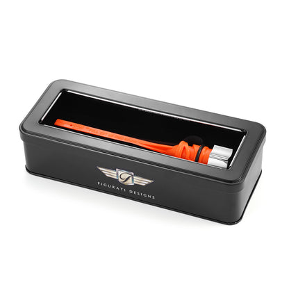 Signature Magnetic Dipstick for Harley-Davidson M8 Softail - Curved Silver