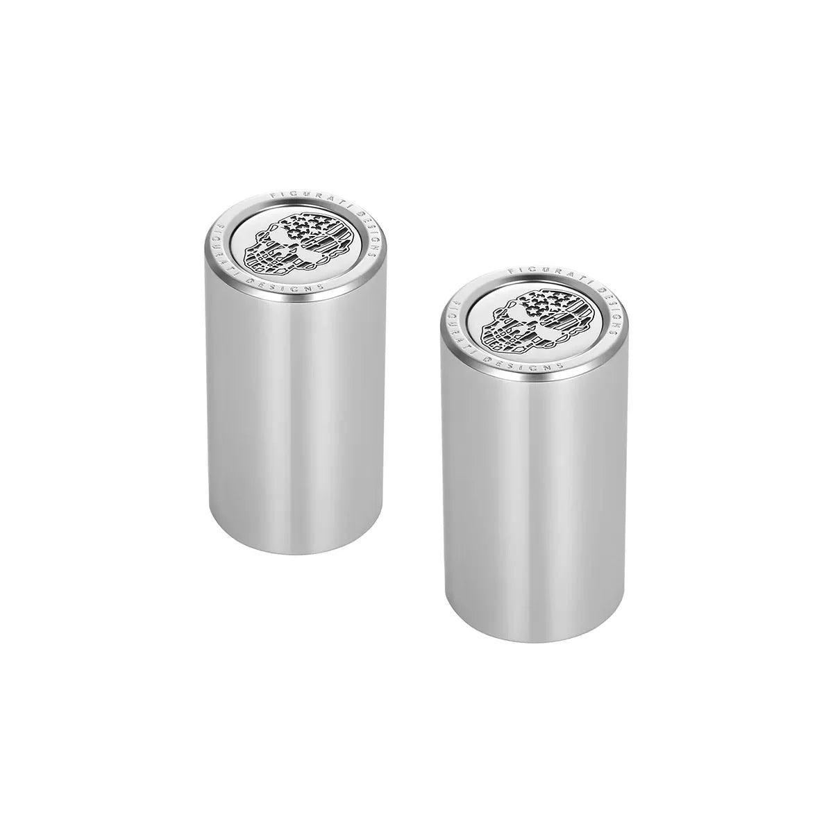 Harley-Davidson Stainless-Steel American Flag Skull Docking Hardware