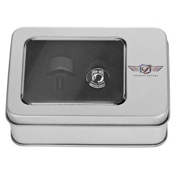 Stainless-Steel POW Seat Screw in Black