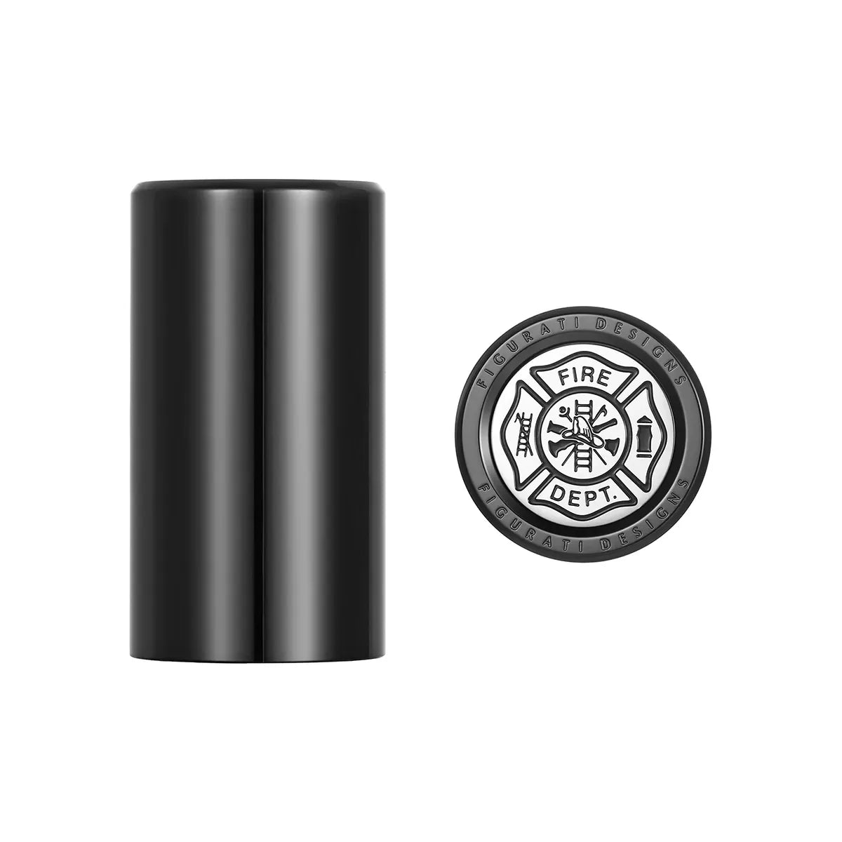Harley-Davidson Stainless-Steel In Black Maltese Cross - FIRE Docking Hardware